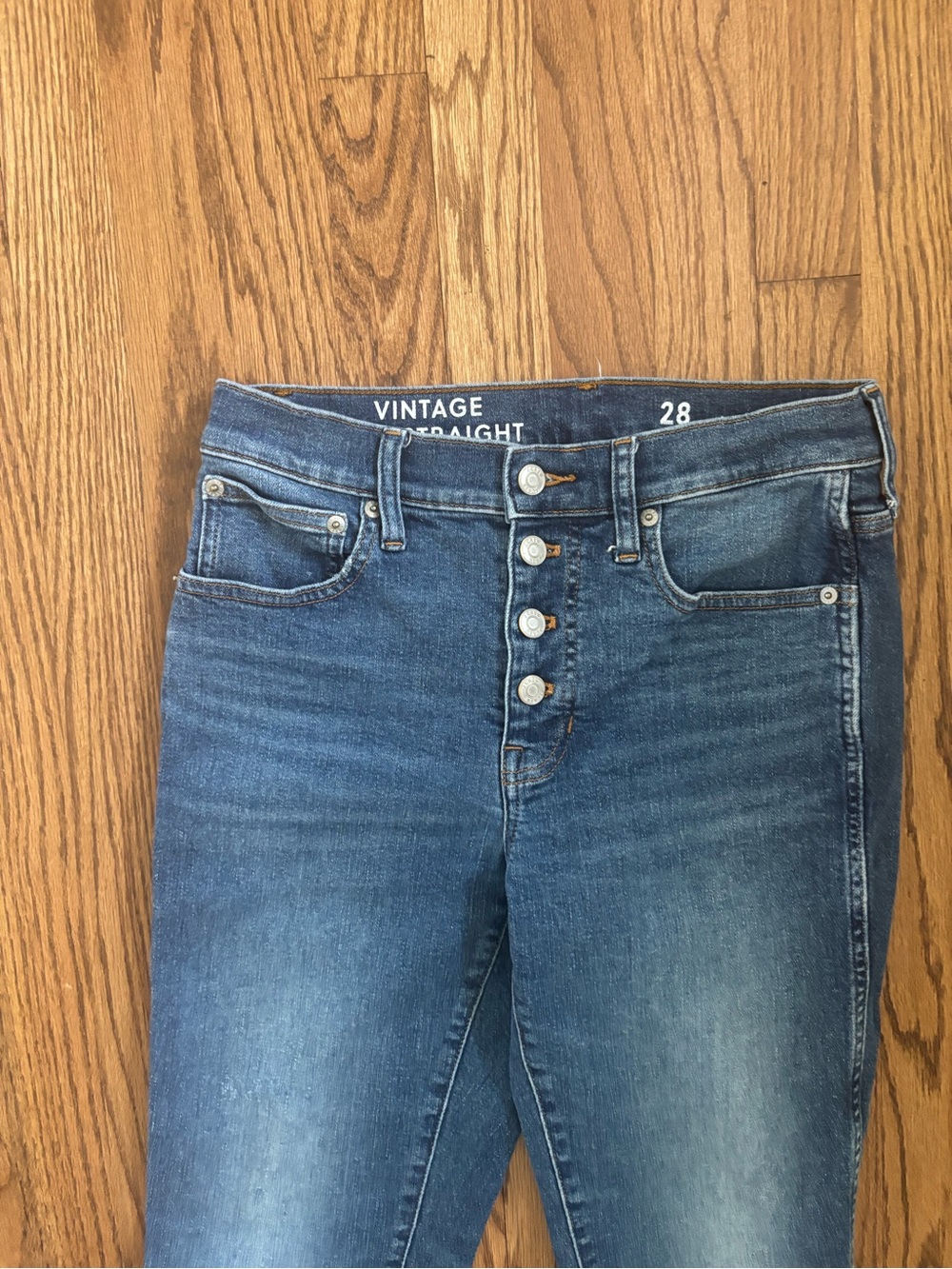J. Crew Vintage Straight High-Rise Jeans